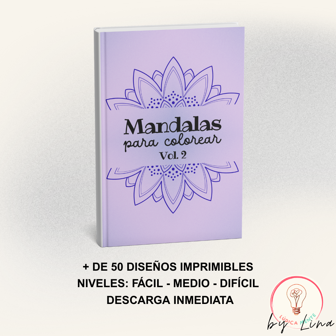 ✨ Mandalas para Colorear – Volumen 2 (PDF)